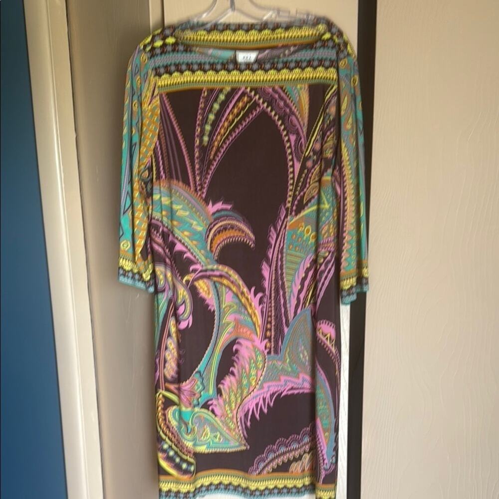 ECI Multicolor Patterned Dress